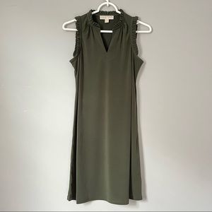 Michael Kors Womens Dress - Olive Green - Small